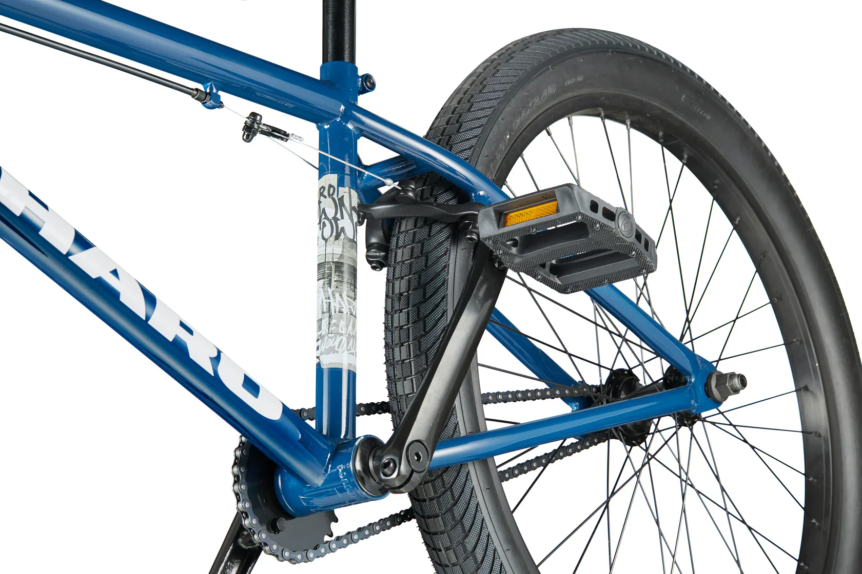 Haro Downtown 24" BMX - Trans Midnight Blue - Image 9