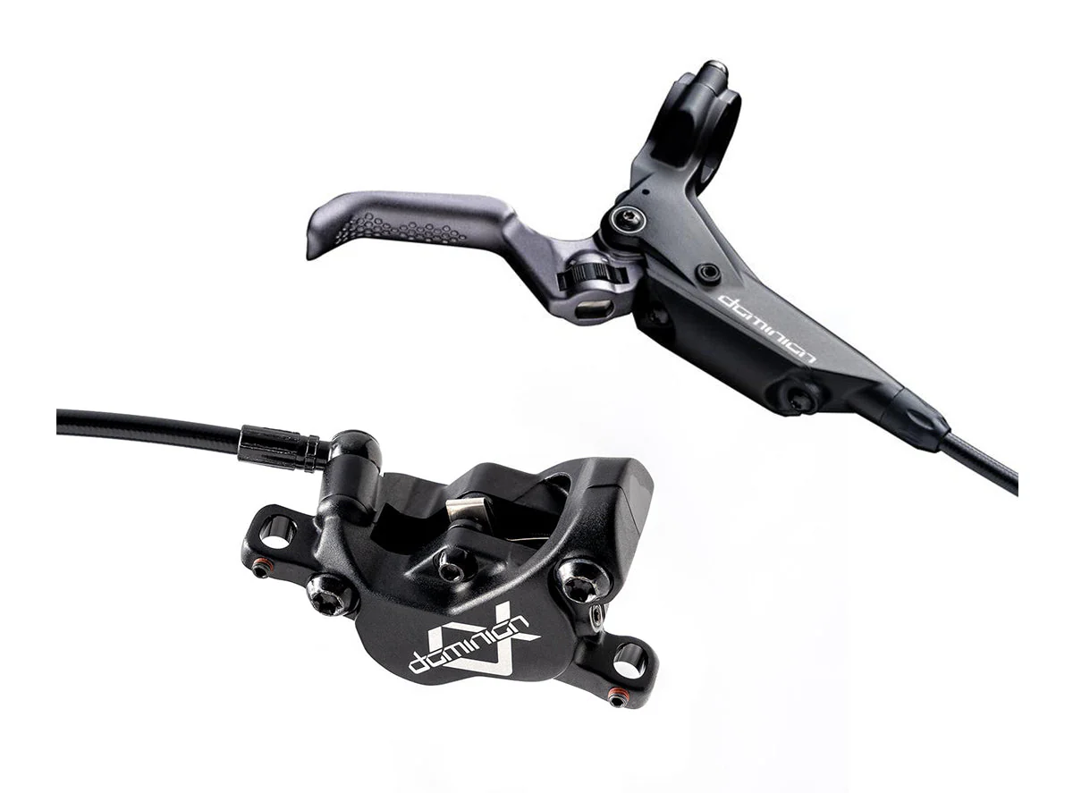 Hayes Dominion A4 Disc Brake and Lever - Rear - Black-Gray