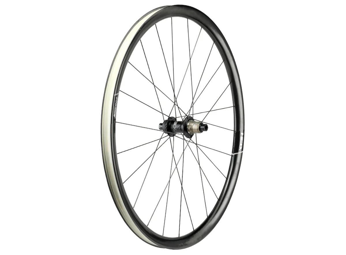 HED Wheels Emporia GC3 Performance 700c Carbon Clincher Disc Gravel Wheel - Rear