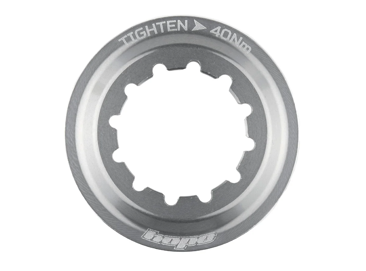 Hope Center Lock Disc Lockring - Silver