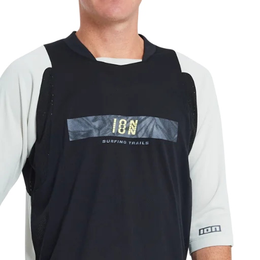ION Scrub Amp 3/4 Sleeve MTB Jersey - Pale Blue - Image 3