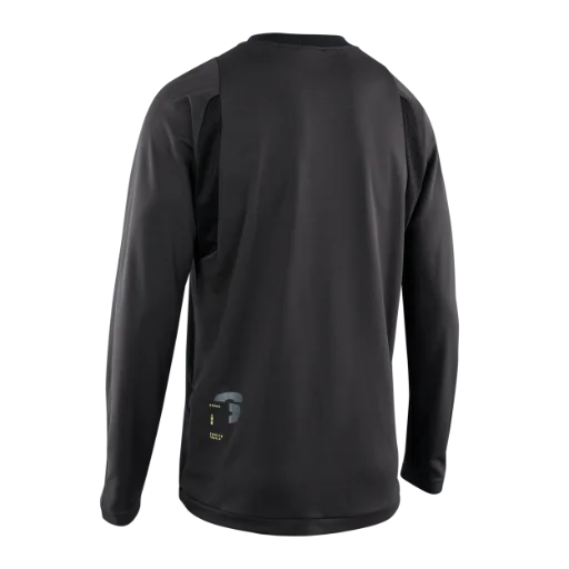 ION Scrub Amp Long Sleeve MTB Jersey - Black - Image 2