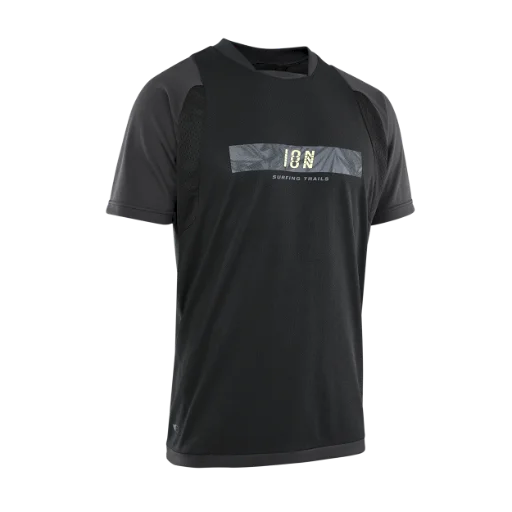 ION Scrub Amp Short Sleeve MTB Jersey - Black