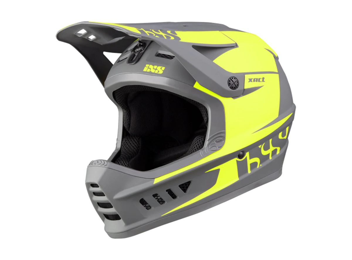 iXS Xact Evo Full Face Helmet - Red-Graphite - Image 3
