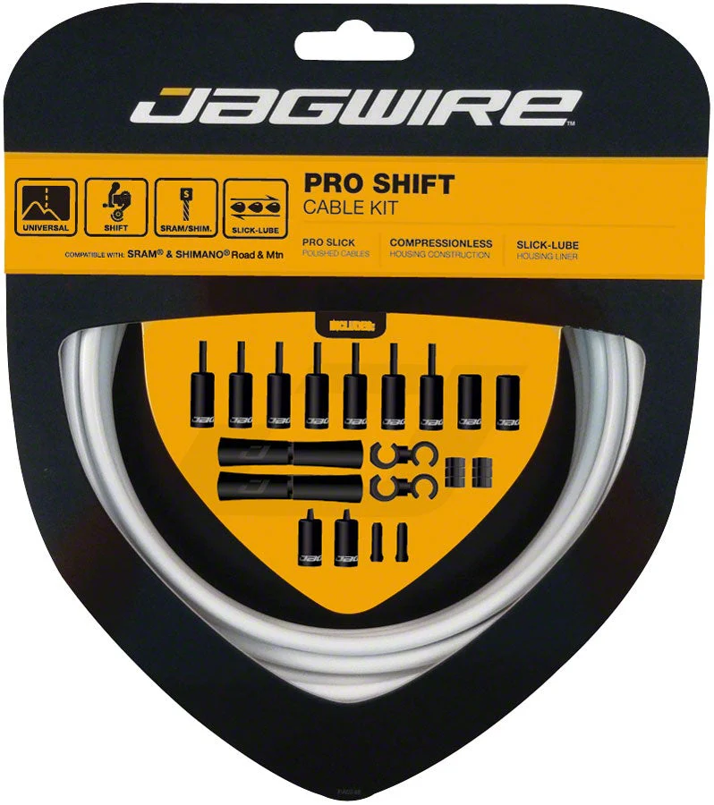 Jagwire 2x Pro Shift Kit - White
