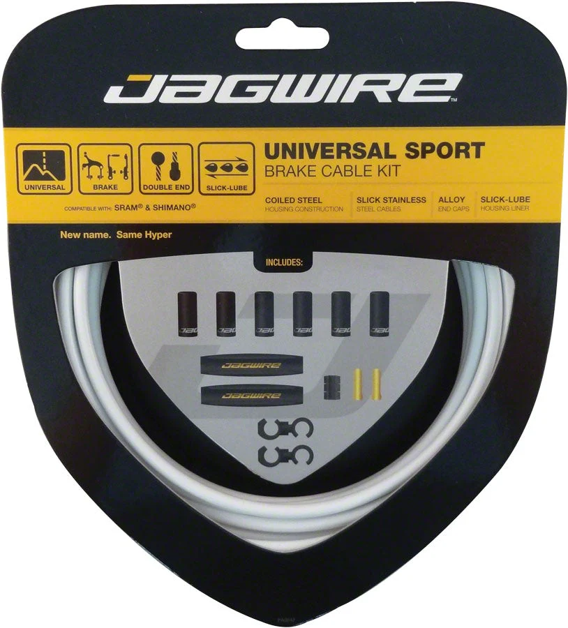 Jagwire Universal Sport Brake Cable Kit - White
