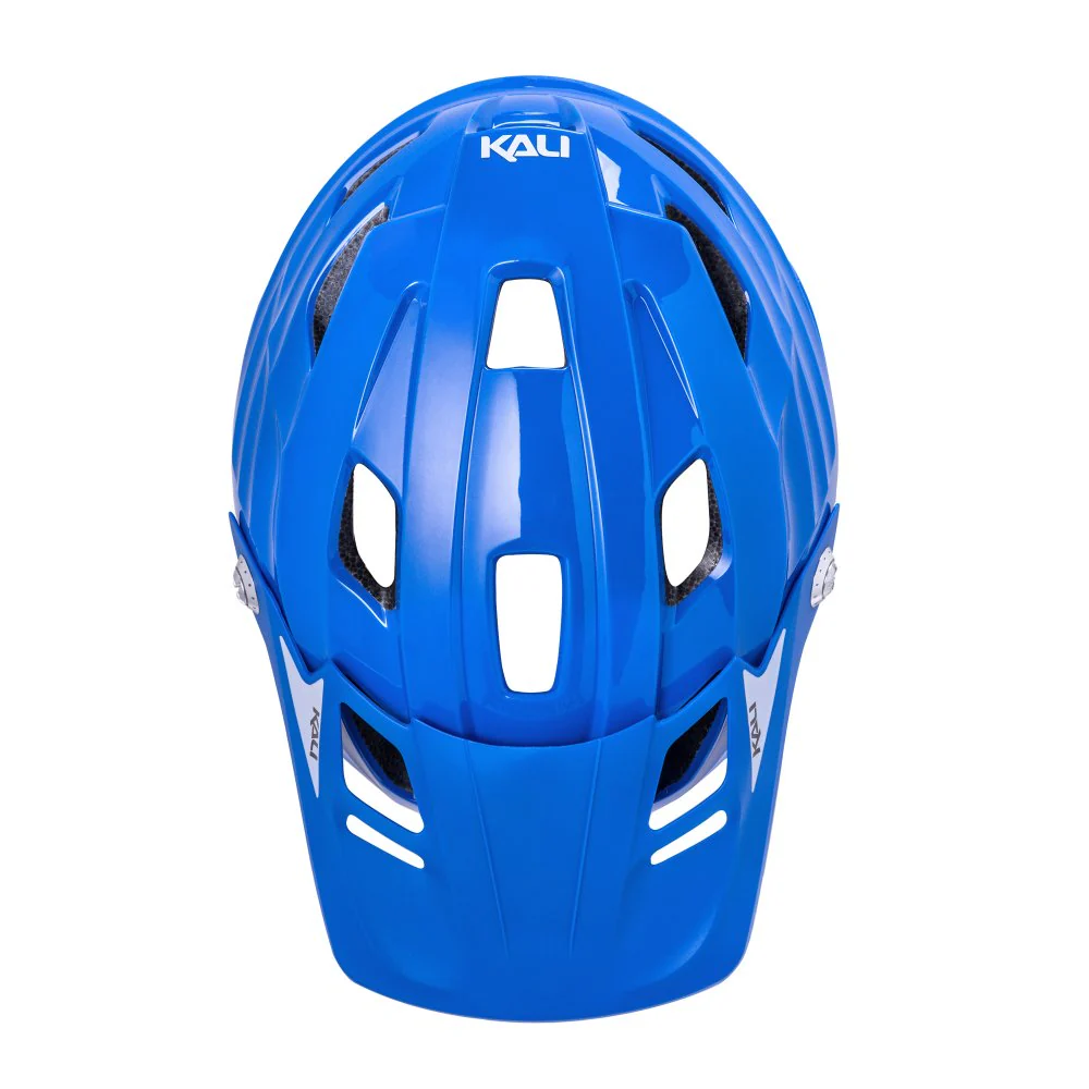 Kali Maya 3.0 MTB Helmet - Solid Gloss Blue-White - Image 2
