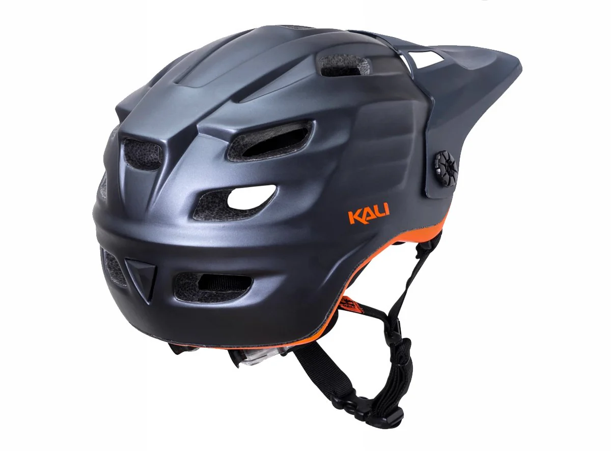 Kali Maya MTB Helmet - Solid - Matt Gray-Orange - Image 2