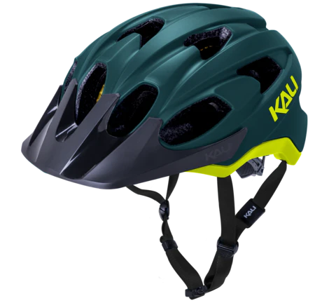 Kali Pace MTB Helmet - Solid Matt Teal-Fluro Yellow