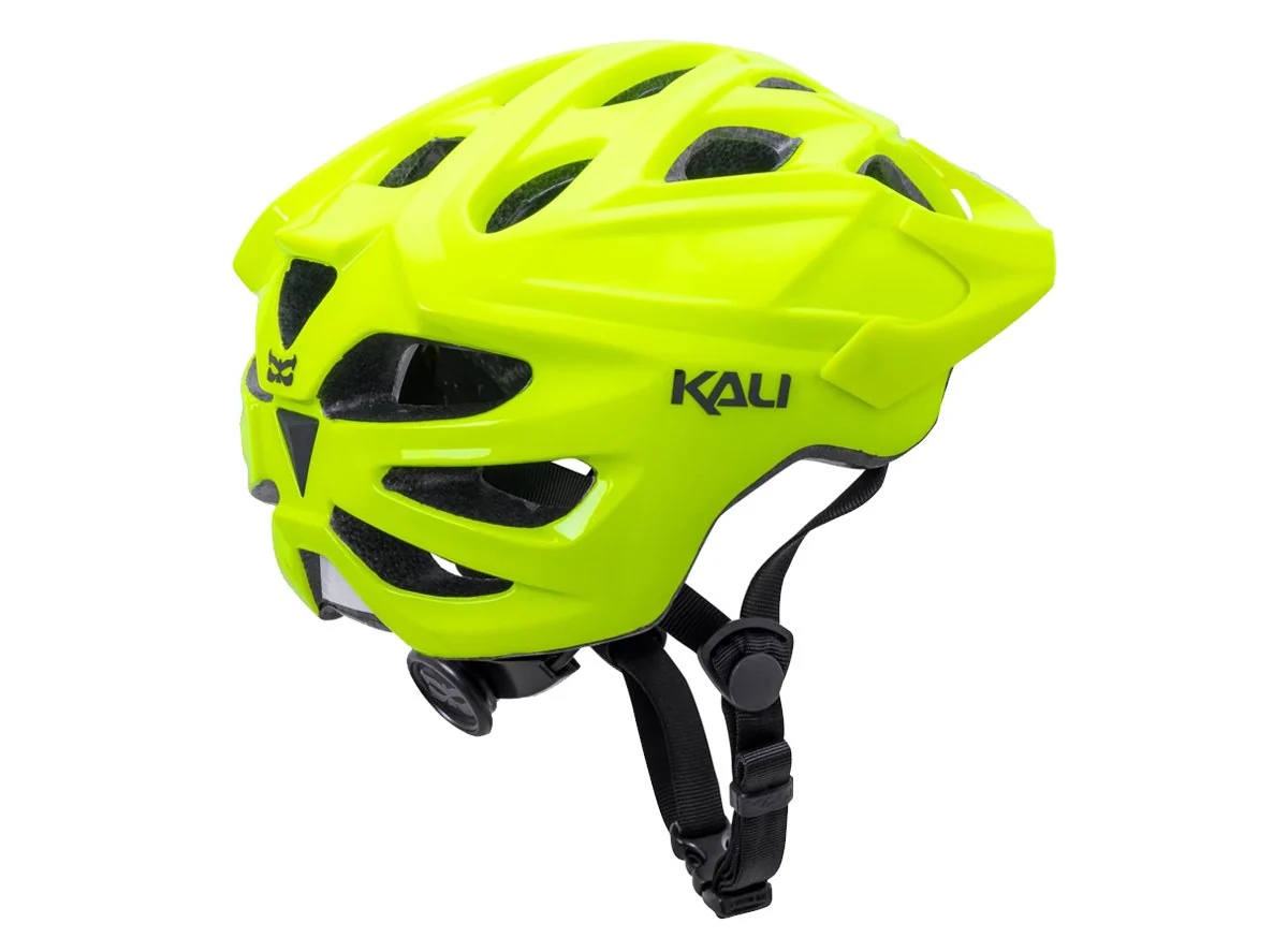 Kali Protectives Chakra Solo MTB Helmet - Solid Flo Yellow - Image 2