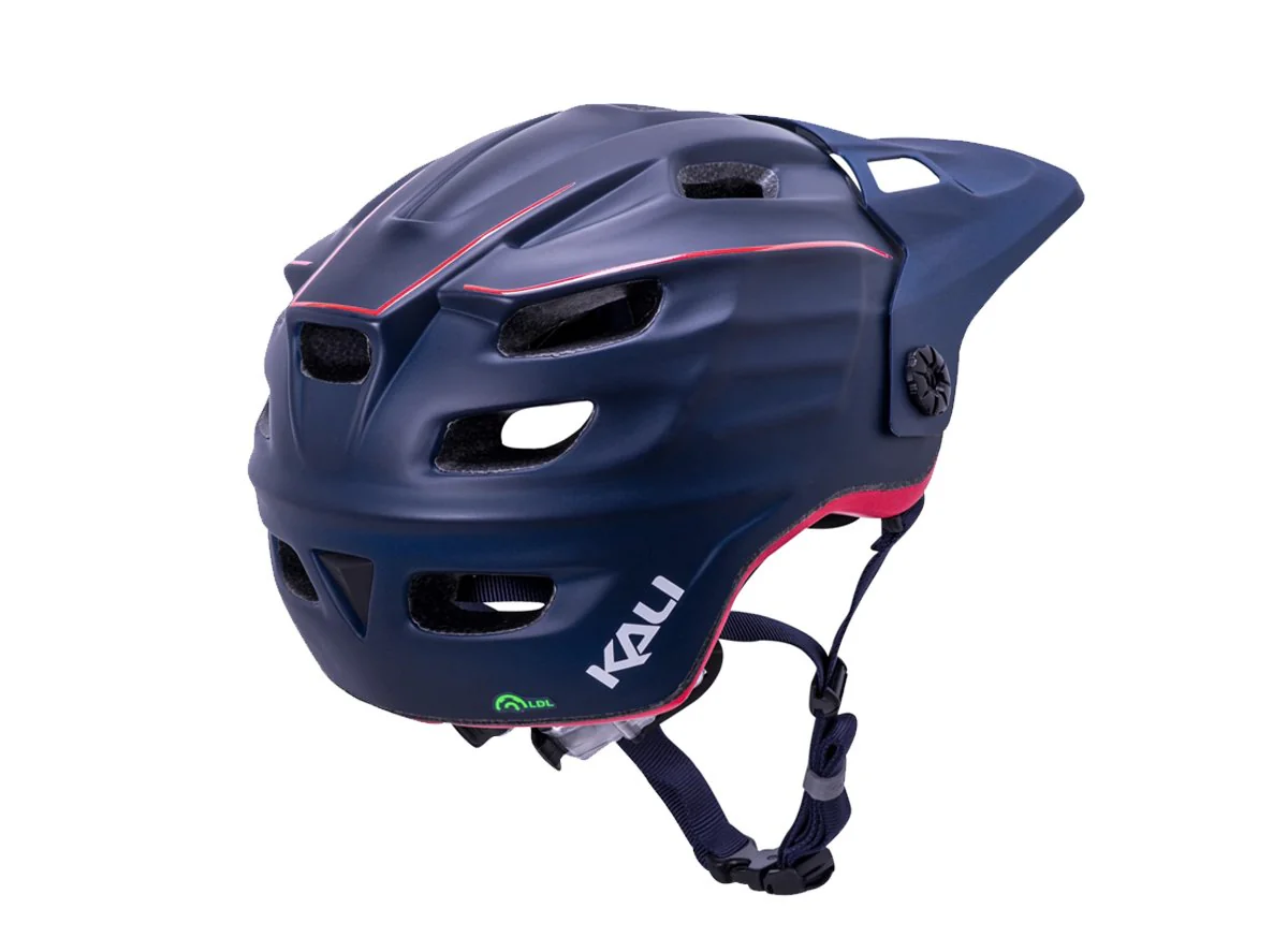 Kali Protectives Maya 2.0 Revolt MTB Helmet - Matt Navy-Red - 2019 - Image 2