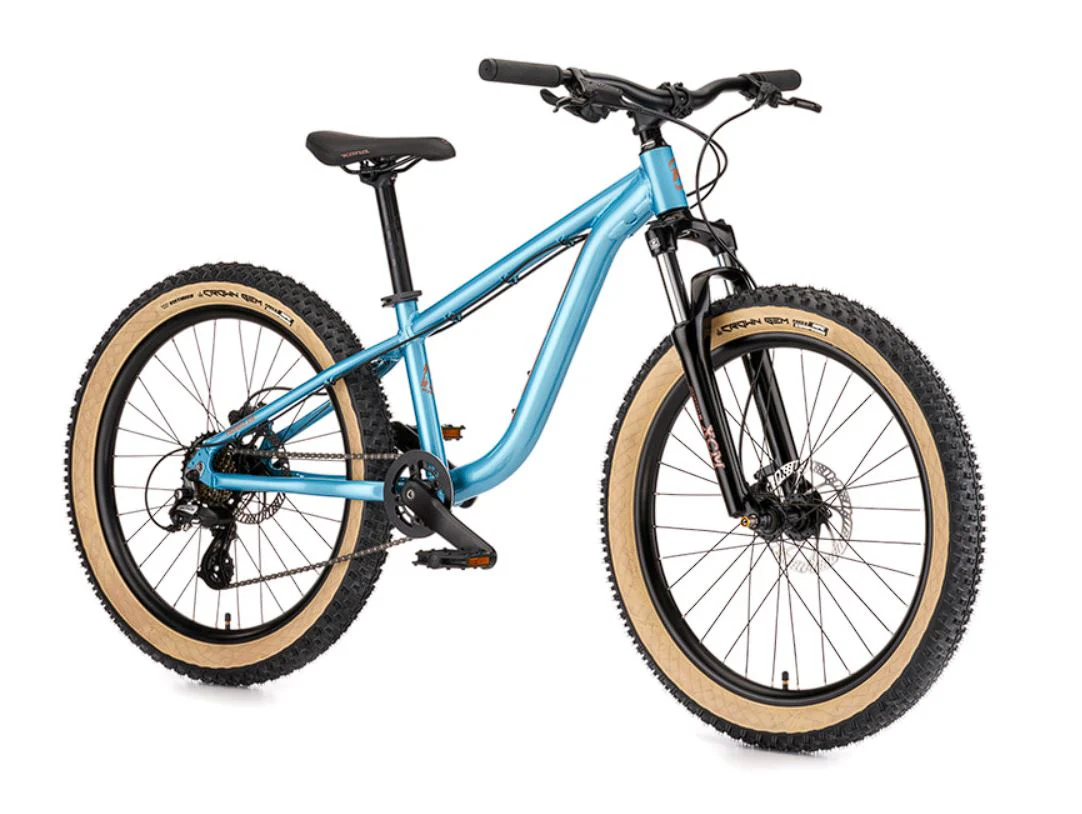 Kona Honzo 2-4 24" Kids Bike - Gloss Metallic Blue - 2023 - Image 2