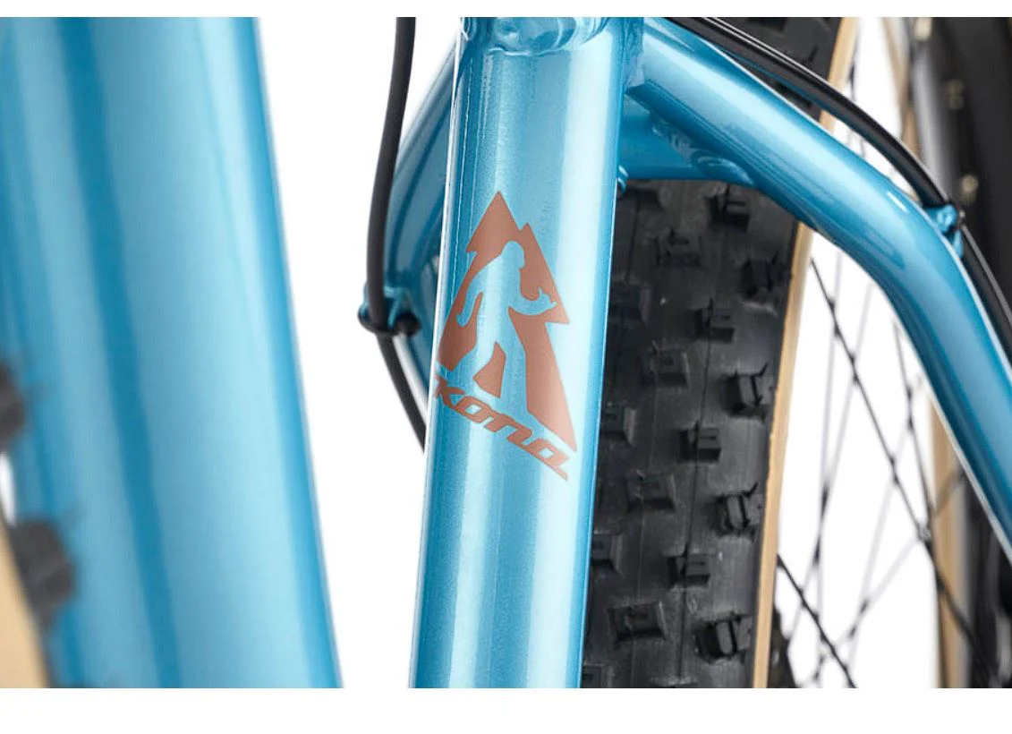 Kona Honzo 2-4 24" Kids Bike - Gloss Metallic Blue - 2023 - Image 8