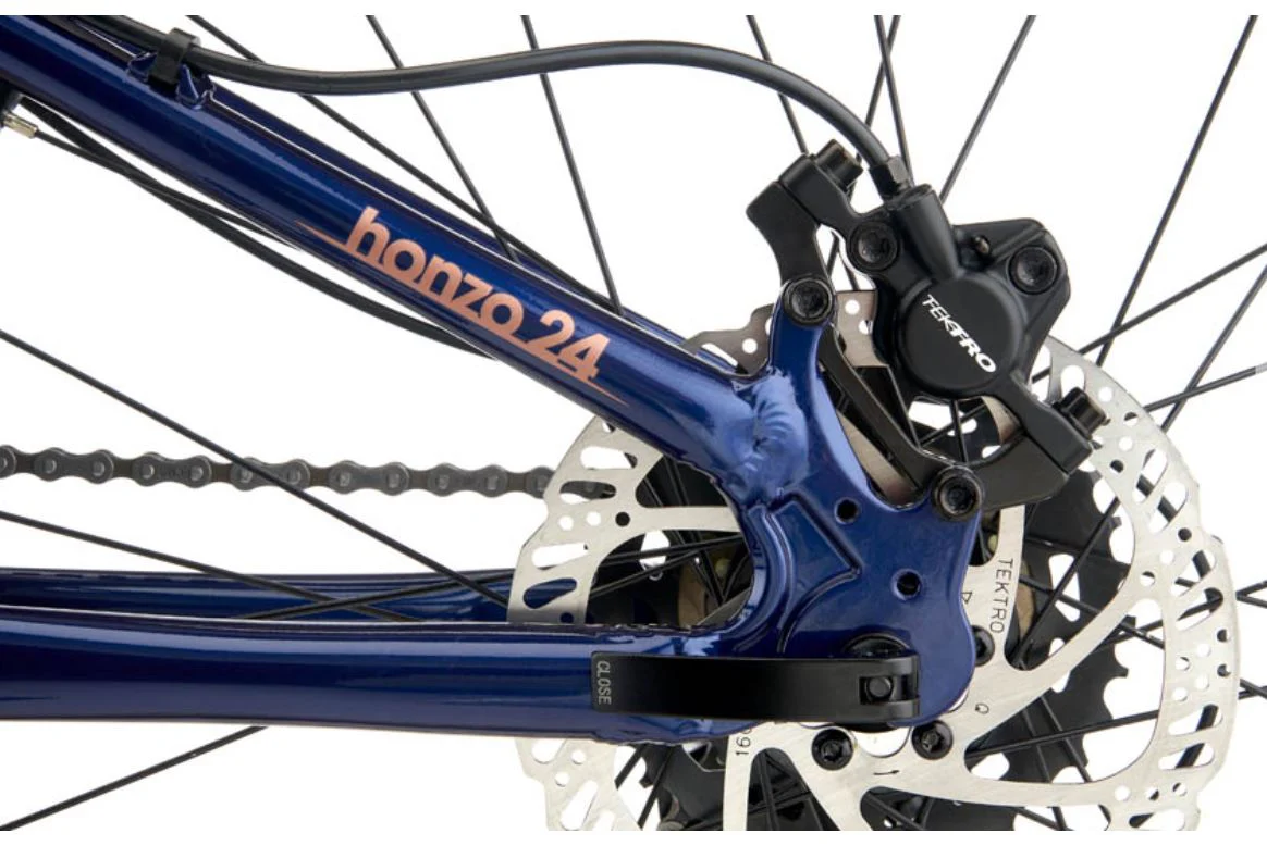 Kona Honzo 24" Kids Bike - Blue - 2022 - Image 4