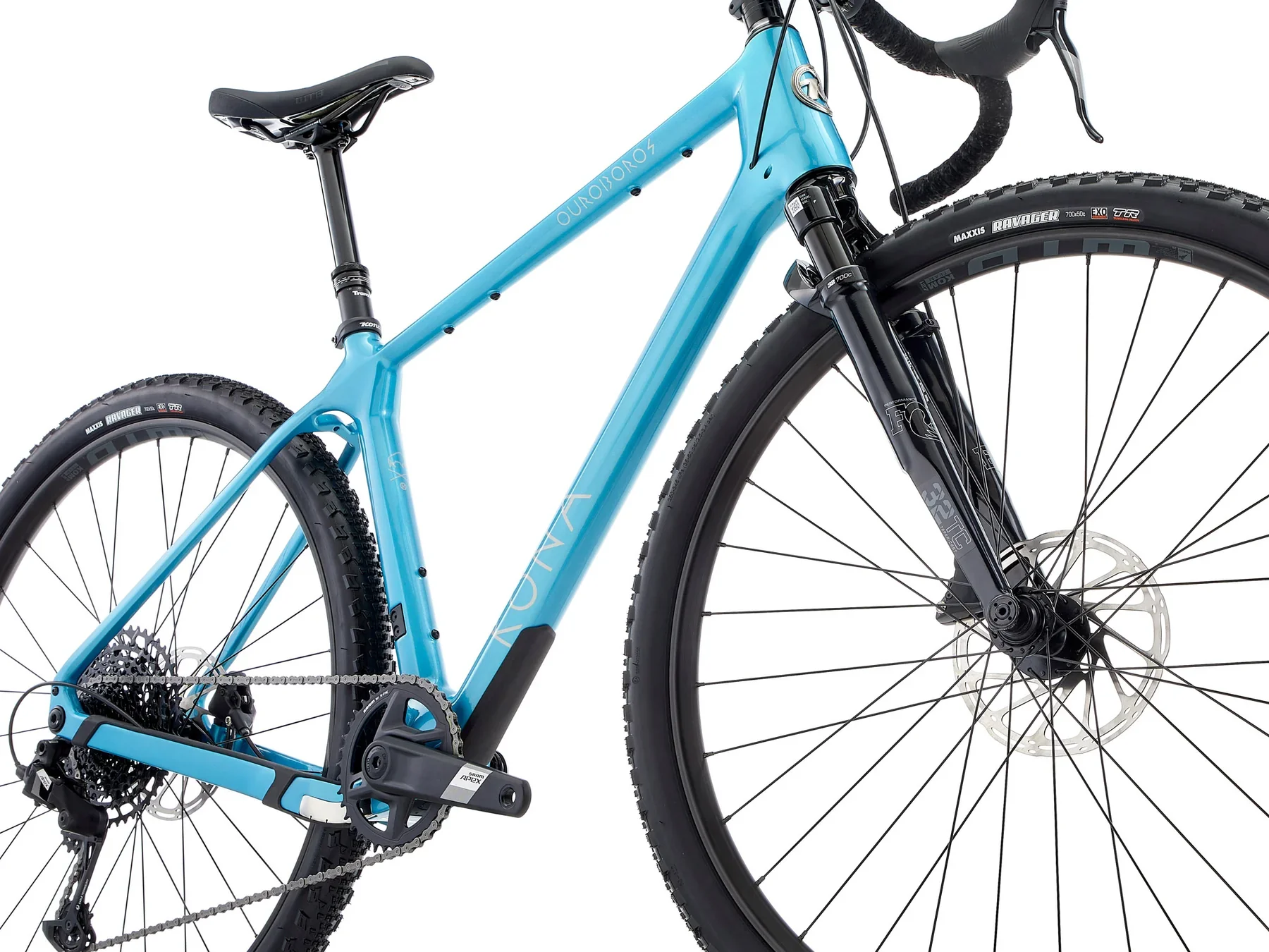 Kona Ouroboros CR 700c Gravel Bike - Mustang Blue - 2025 - Image 3