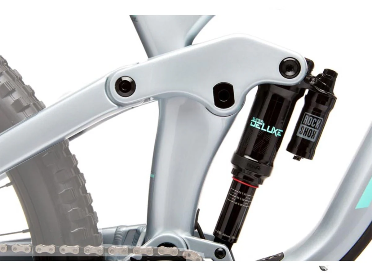 Kona Process 153 CR/DL 27.5 Full Suspension Frame - Gloss Silver-Gray - 2019 - Image 3