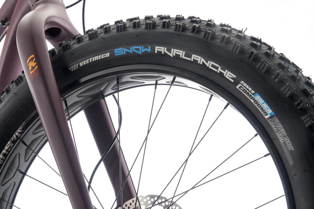 Kona WO 26 Fat Bike - Matt Plum - Image 5