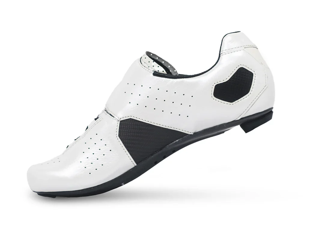 Lake CX333 Road Shoe - Wide - White-Black - Image 3