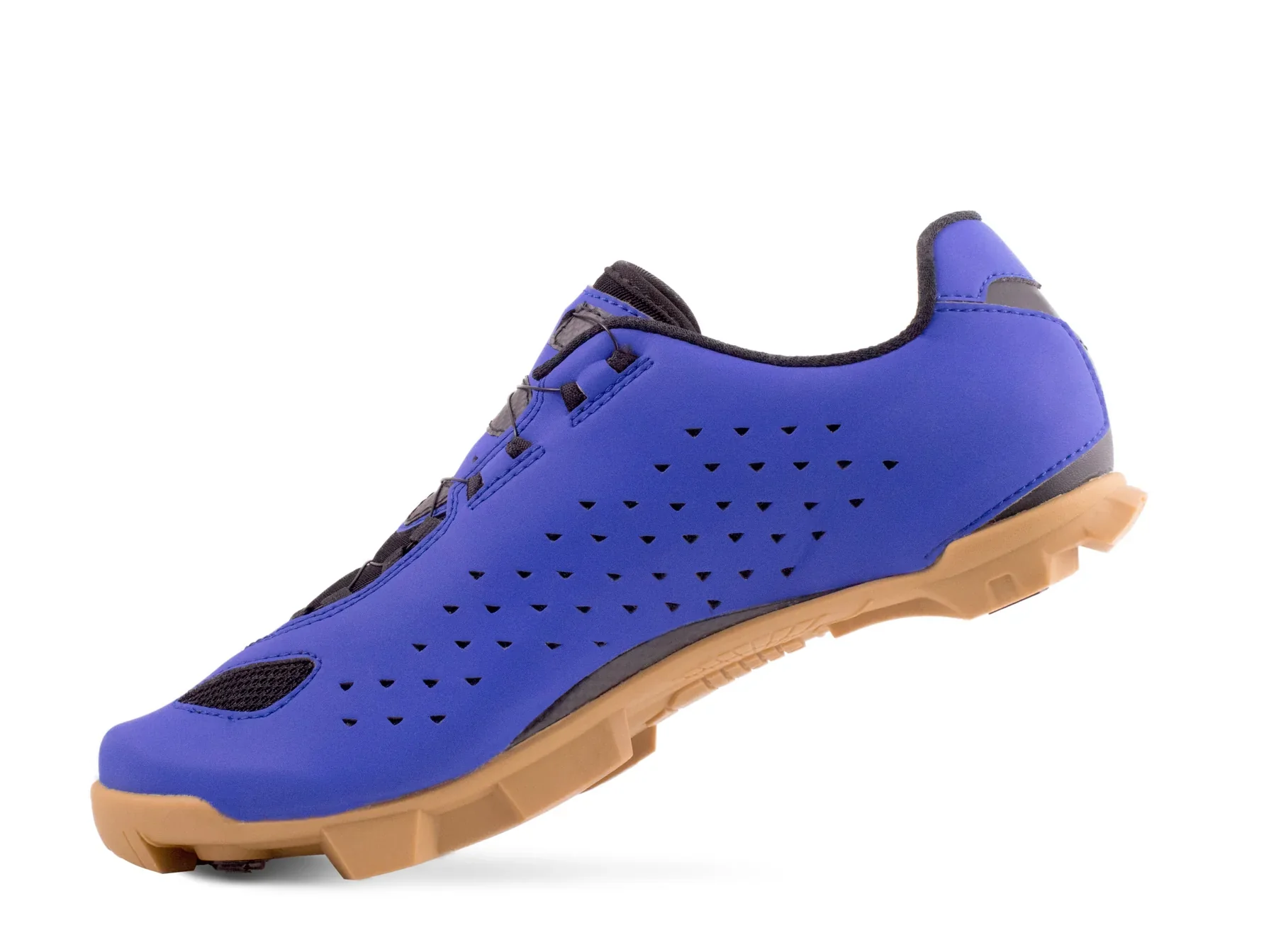Lake MX219 MTB Shoe - Strong Blue-Gold - Image 3
