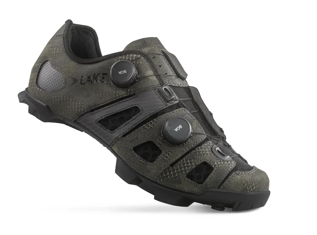Lake MX242 MTB Shoe - Wide - Bio Camo-Black - Image 2