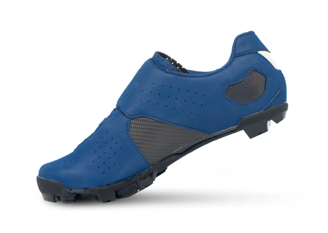 Lake MX333 MTB Shoe - Blue-White Clarino - Image 3