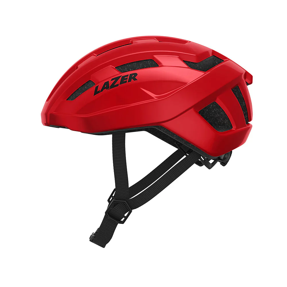 Lazer Tempo Kineticore Road Helmet - Red - Image 3