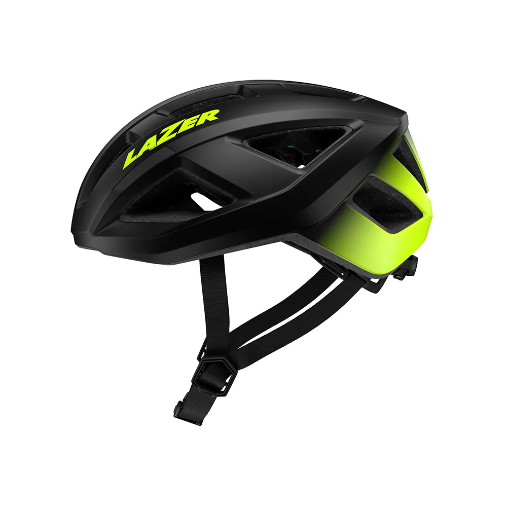 Lazer Tonic Kineticore Road/Gravel Helmet - Black Flash Yellow - Image 3