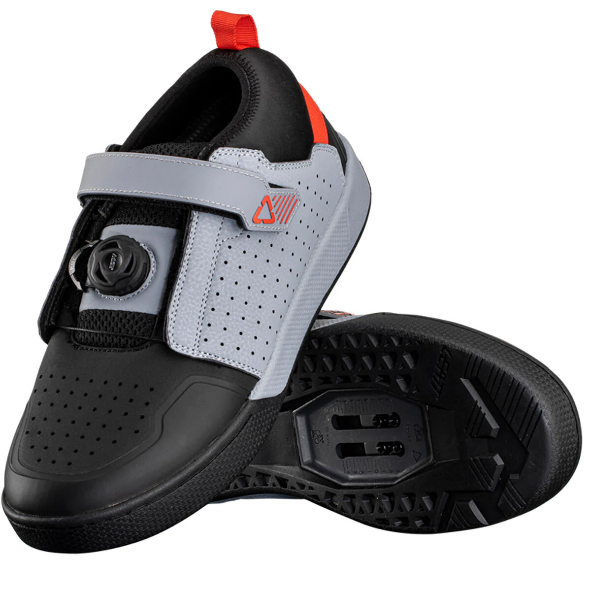Leatt 4.0 Clipless Pro MTB Shoe - Titanium - 2023 - Image 3