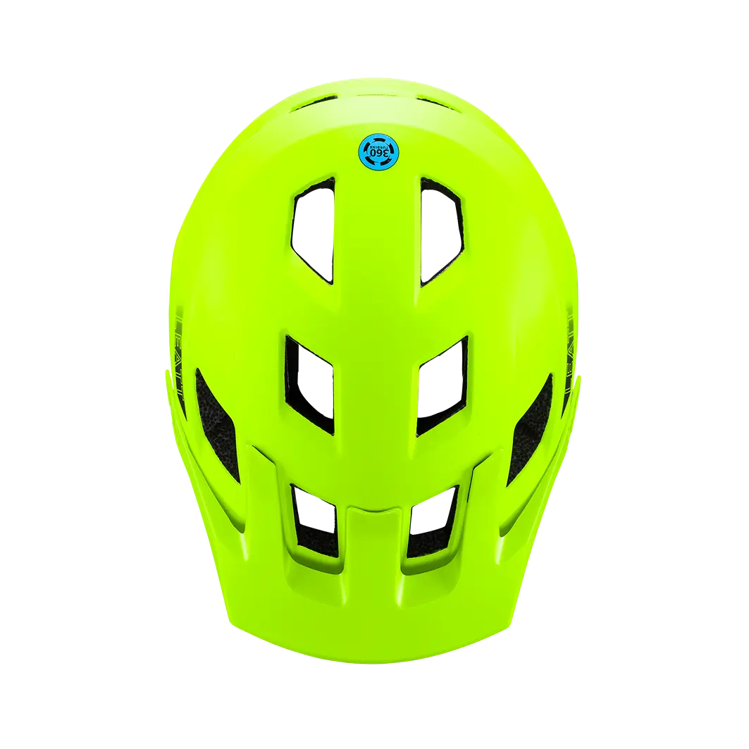 Leatt AllMtn 1.0 MTB Helmet - Lime - 2024 - Image 5