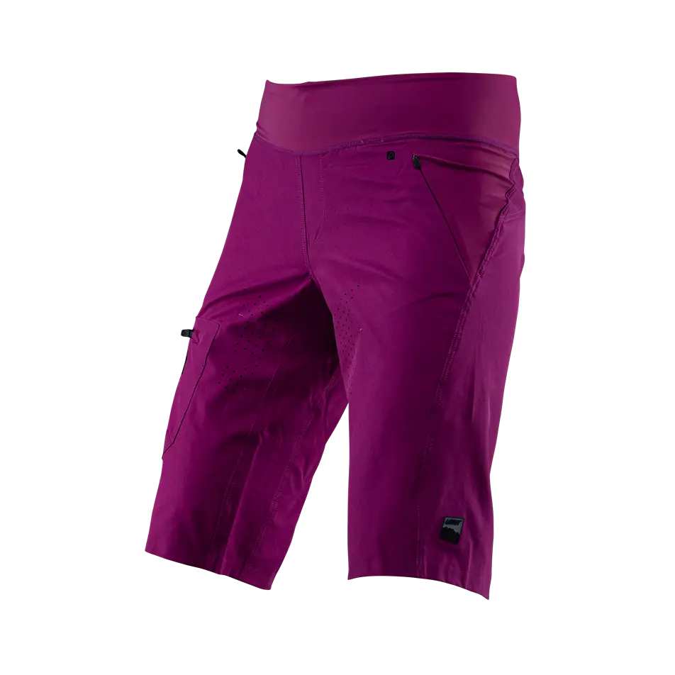 Leatt AllMtn 2.0 MTB Short - Womens - Purple - 2024 - Image 2
