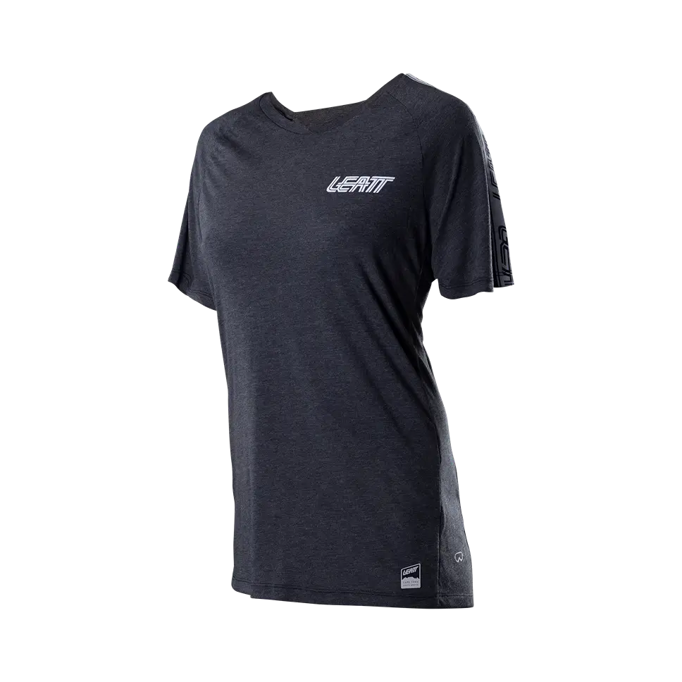 Leatt AllMtn 2.0 Short Sleeve MTB Jersey - Womens - Black - 2024 - Image 3