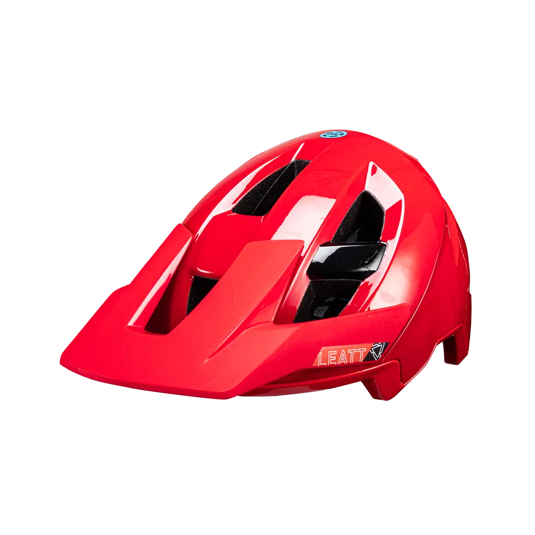 Leatt AllMtn 3.0 MTB Helmet - Red - 2024 - Image 2
