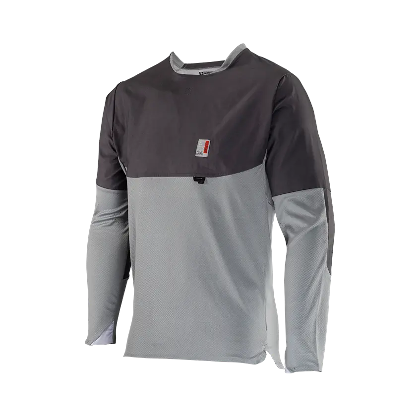 Leatt AllMtn 4.0 Long Sleeve MTB Jersey - Granite - 2024 - Image 2