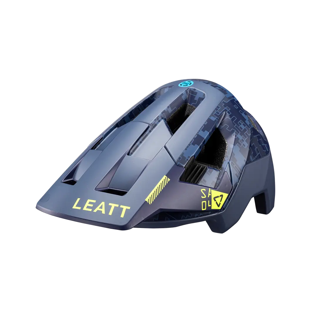 Leatt AllMtn 4.0 MTB Helmet - Blue - 2024 - Image 2