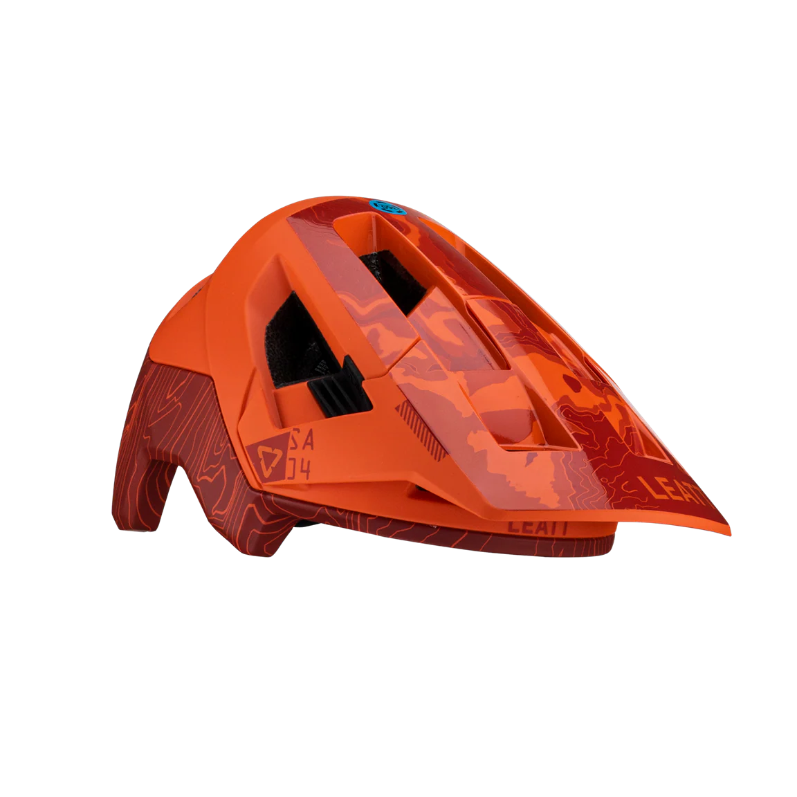Leatt AllMtn 4.0 MTB Helmet - Flame - Prior Season - Image 2