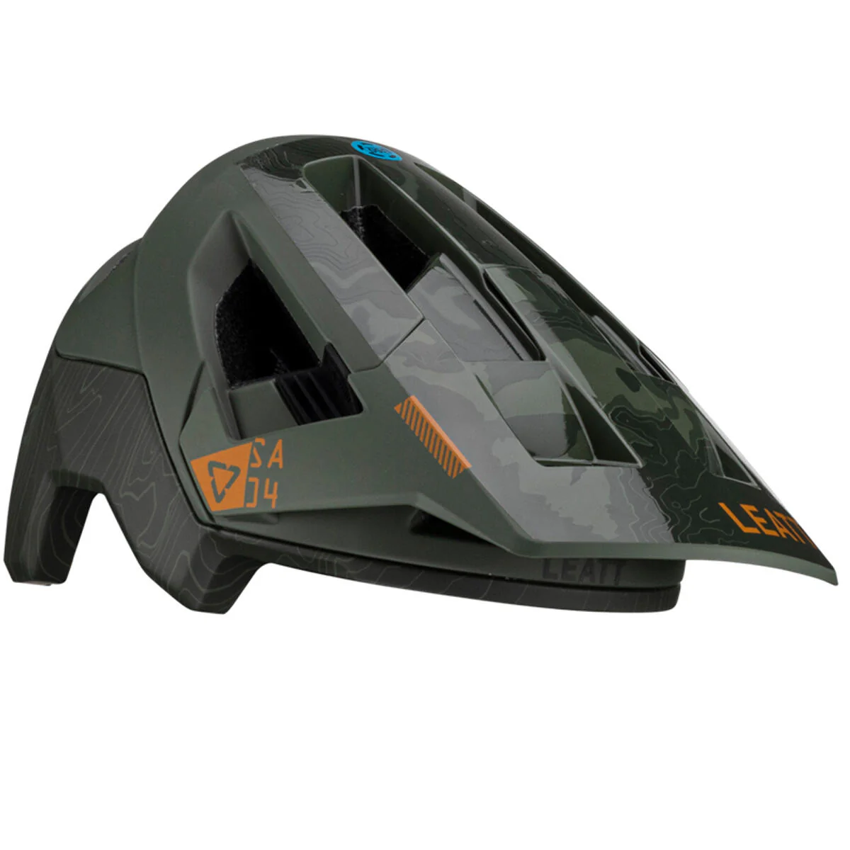 Leatt AllMtn 4.0 MTB Helmet - Pine - Prior Season - Image 2