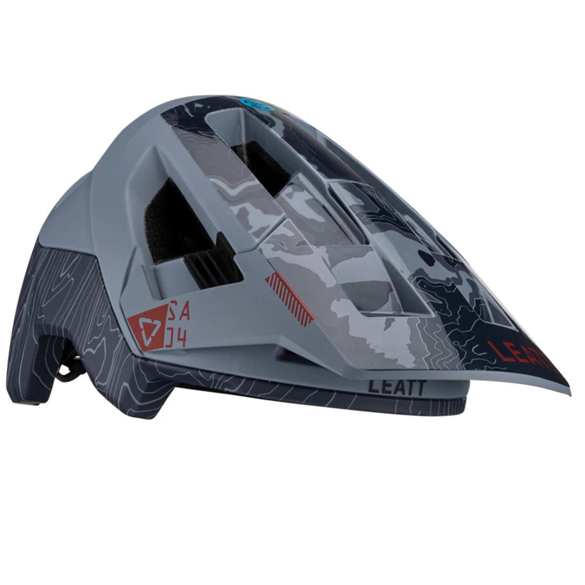 Leatt AllMtn 4.0 MTB Helmet - Titanium - 2023 - Image 2