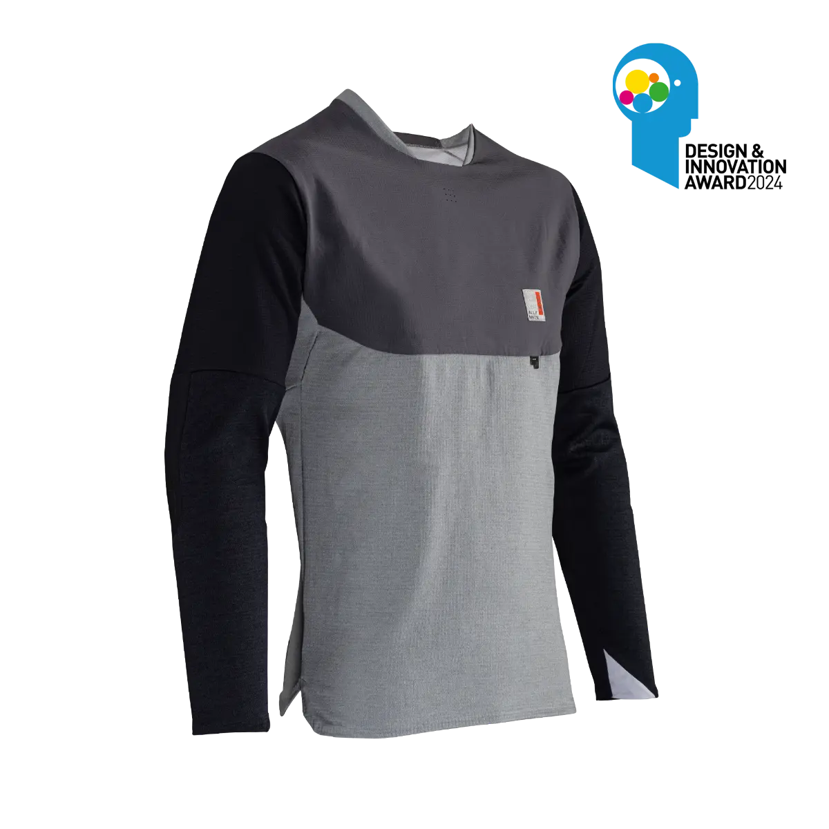 Leatt AllMtn 5.0 Long Sleeve MTB Jersey - Granite - 2024 - Image 2