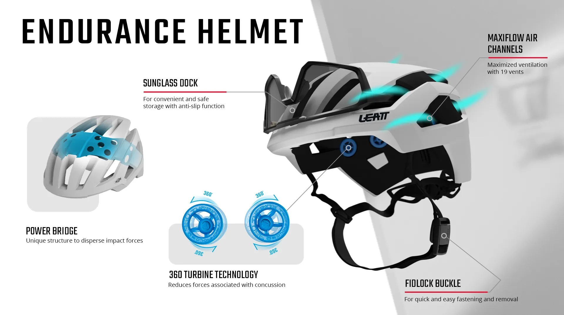 Leatt Endurance 3.0 MTB Helmet - Lime - 2024 - Image 8