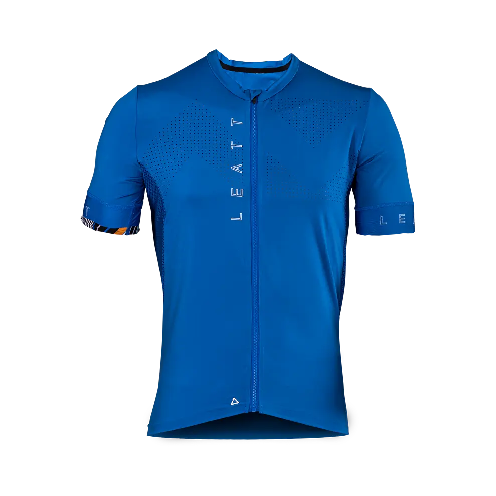 Leatt Endurance 5.0 Short Sleeve MTB Jersey - Blue - 2024 - Image 2
