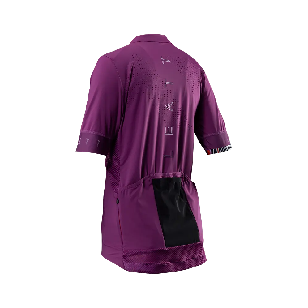 Leatt Endurance 5.0 Short Sleeve MTB Jersey - Womens - Purple - 2024 - Image 4
