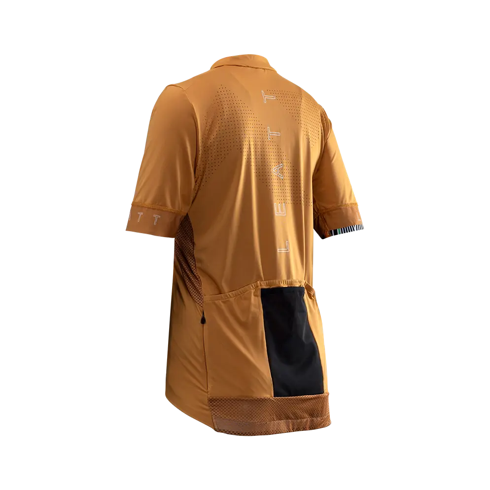 Leatt Endurance 5.0 Short Sleeve MTB Jersey - Womens - Rust - 2024 - Image 4