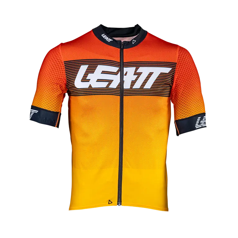 Leatt Endurance 6.0 Short Sleeve MTB Jersey - Red - 2024 - Image 2