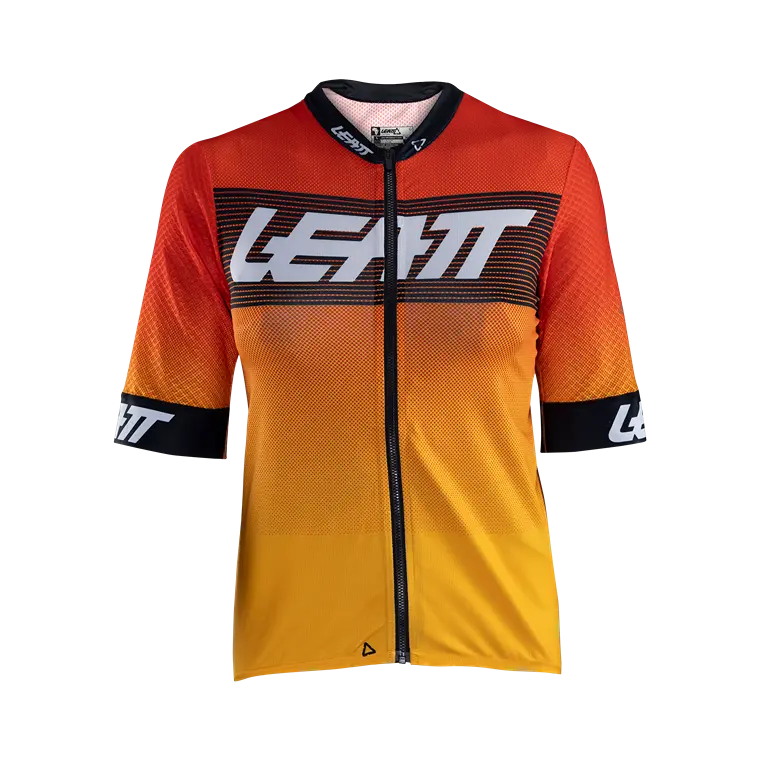 Leatt Endurance 6.0 Short Sleeve MTB Jersey - Womens - Red - 2024 - Image 2