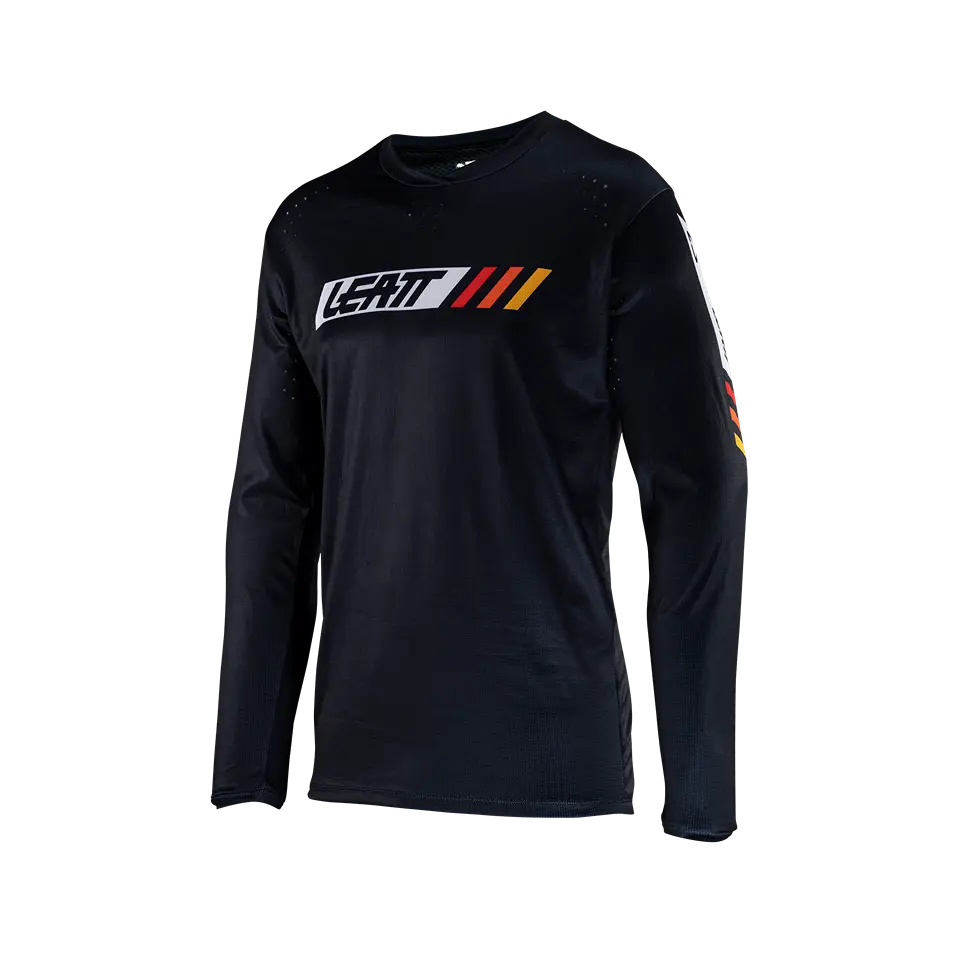 Leatt Enduro 4.0 Long Sleeve MTB Jersey - Black - 2024 - Image 4