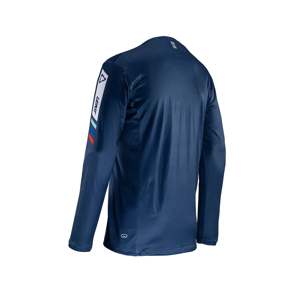 Leatt Enduro 4.0 Long Sleeve MTB Jersey - Denim - 2024 - Image 5