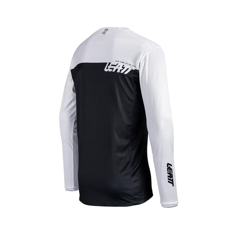 Leatt Enduro 4.0 Long Sleeve MTB Jersey - White - 2024 - Image 4