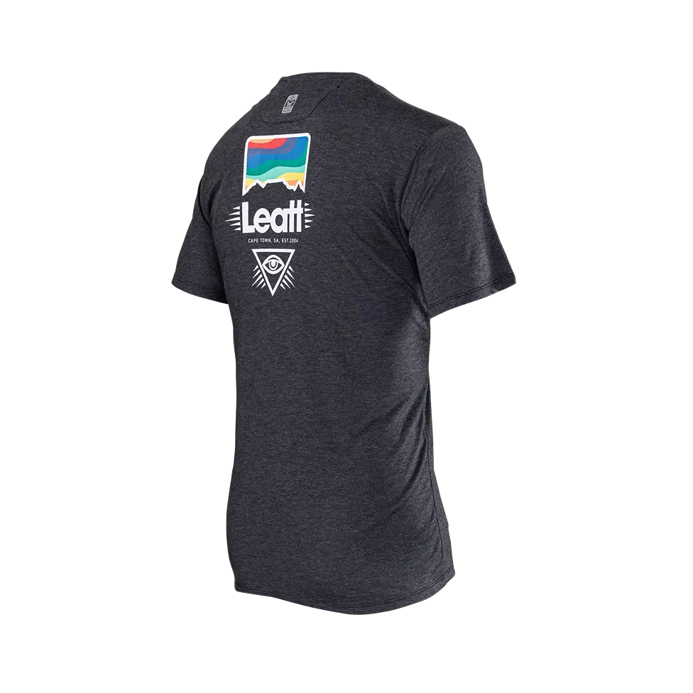 Leatt Gravity 1.0 Short Sleeve MTB Jersey - Black - 2024 - Image 4