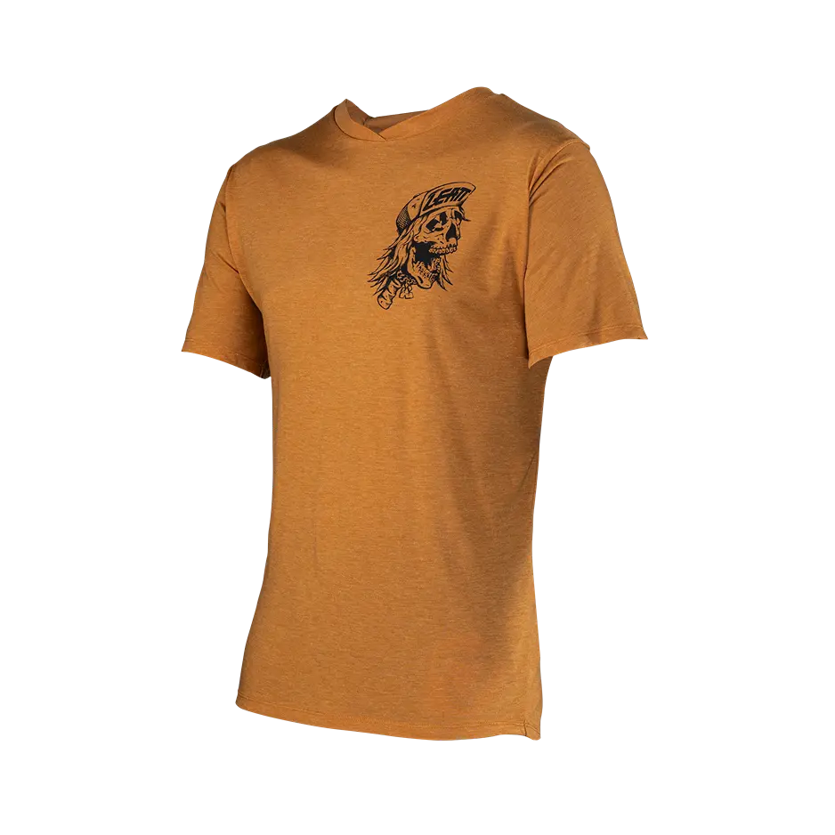 Leatt Gravity 1.0 Short Sleeve MTB Jersey - Rust - 2024 - Image 2