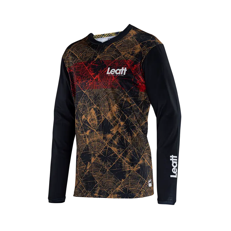 Leatt Gravity 3.0 Long Sleeve MTB Jersey - Timber - 2024 - Image 2
